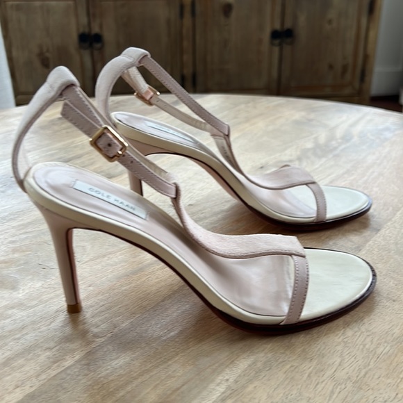 Cole Haan Heeled Suede Leather Sandals Size 6.5 - Picture 12 of 15